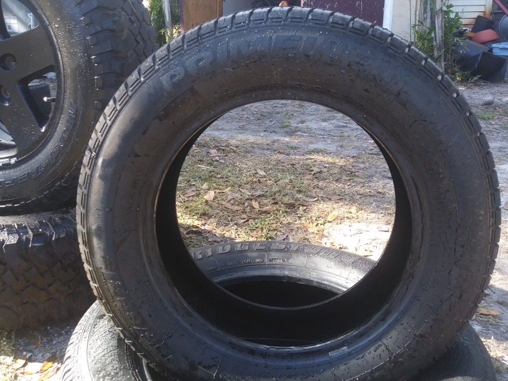 Single Prime well 195 65 R15 used trailer tire great condition