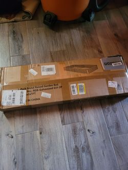 2 New Metal Raised Garden Bed