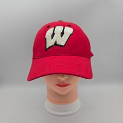 Top Of The World Wisconsin Badgers Red AdjustableHat. 6