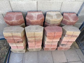 Retaining Wall Blocks Mixed Colors
