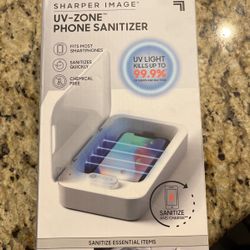Sharper Image UV Clean Zone Chemical Free Phone and Accessories Sanitizer
