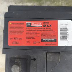 Ford Motorcraft 36 month battery 760 cranking amps