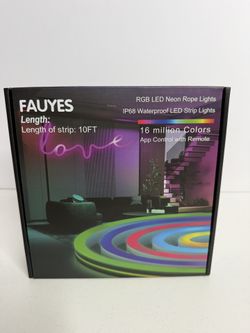 FAYYES RGB LED Neon Rope Light