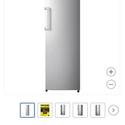 Hisense 10.2 cu. ft. Garage Ready Frost Free Convertible Upright Freezer with Seal Break Handle