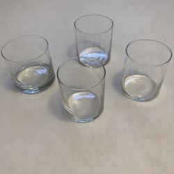 Glass Candle Holders (4”x3.5”)