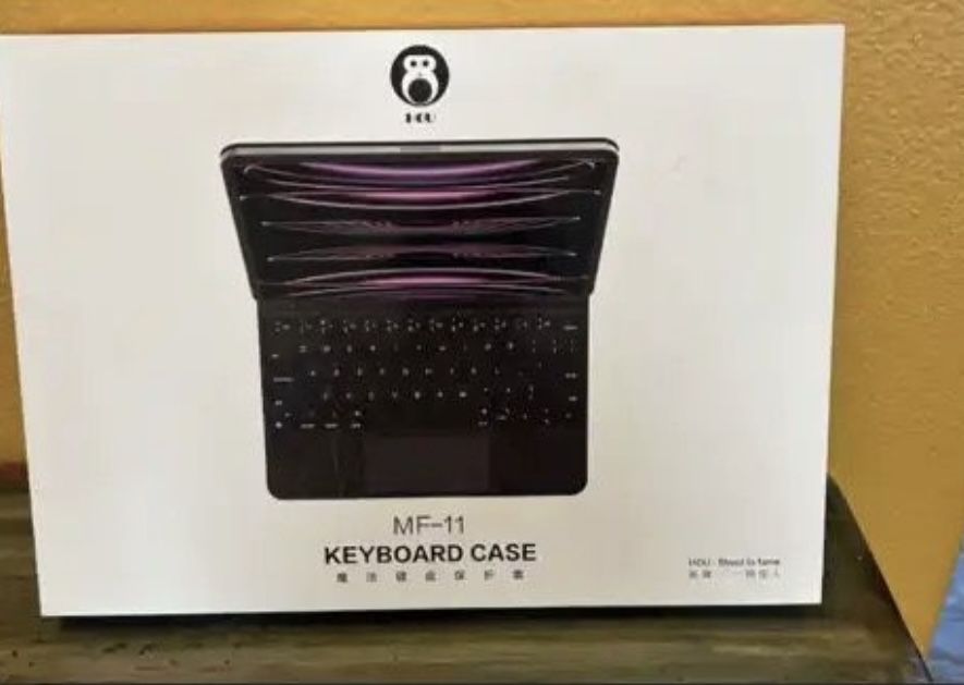 New Black HOU slim keyboard case for Ipad Pro, Air, etc 11 inch
