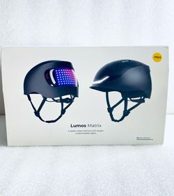 New Other Lumos Matrix Size M/L Bluetooth Charcoal Black Smart Helmet With Remote & MIPS