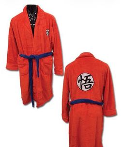 DRAGON BALL Z GOKU BATHROBE ADULT ONE SIZE