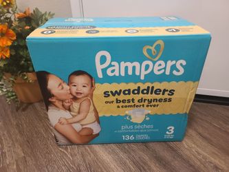 Pampers size 3 136 diapers