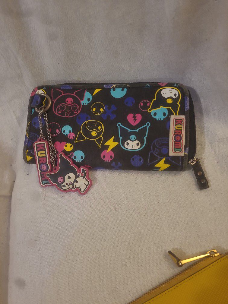 Kuromi Wallet And Keychains Sanrio Co.