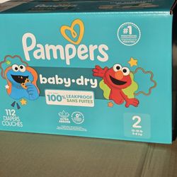 Pampers Baby Dry Diapers Size 2