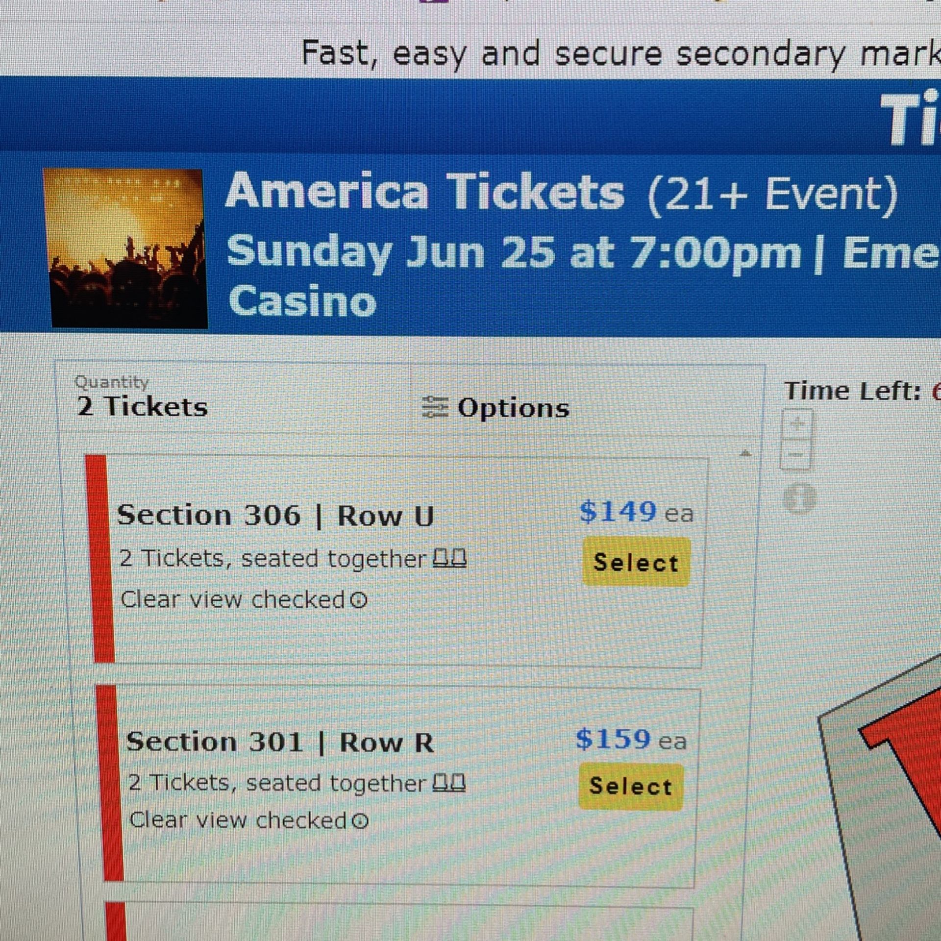 Concert Tickets -OBO