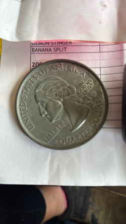 United States of america oversized quarter
