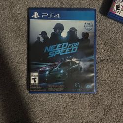 Need For Speed Ps4