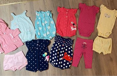 6 month girls baby clothing bundle