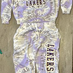 Lakers Basketball Sweat Suit Set