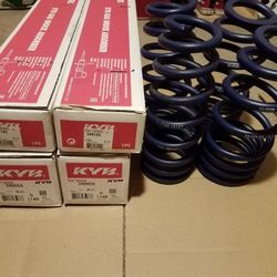 2005-2009 acura RL h&r lowering springs and kyb shocks