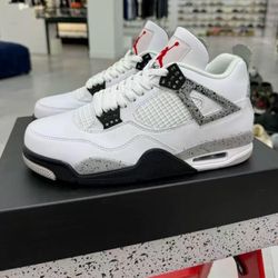 Air Jordan 4 Retro white cement