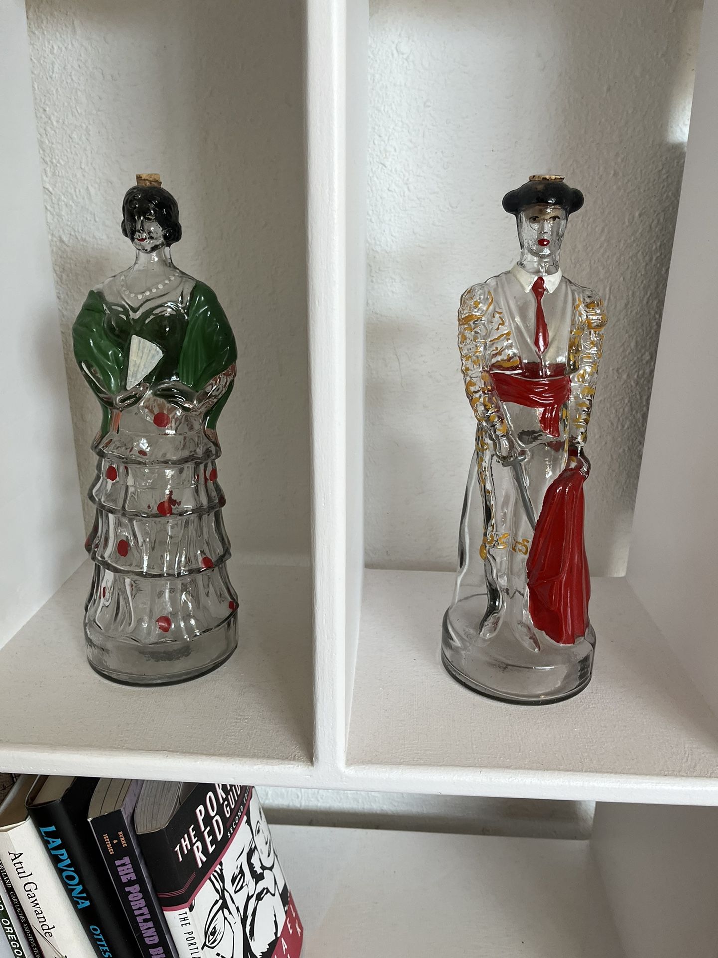 Vintage Flamenco And Matador Bottles