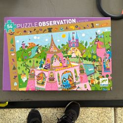 Puzzle observation in poster
