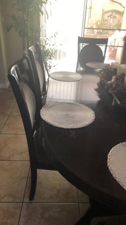 Dinning table and chairs
