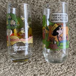 Snoopy Charlie Brown Cartoon glasses Very Nice