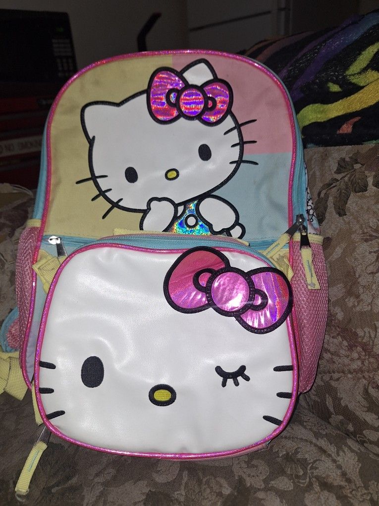 Hello Kitty Backpack & Lunch Bag Combo