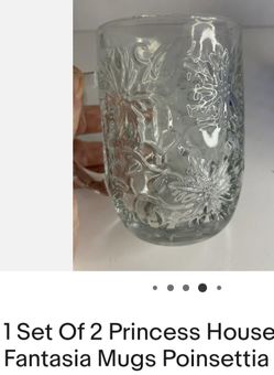 Princess House Mugs Set Of 2