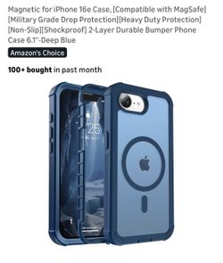 iPhone 16e Case Dark Blue