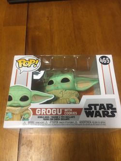 Pop! Star Wars Grogu With cookies