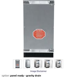 Scotsman Brilliance Series  SRCG035A1SU 15 Inch Freestanding/Built-In Undercounter Gourmet Clear Ice Maker with 35 lbs. Daily Ice Production, 26 lbs. 