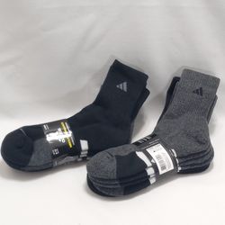 adidas Men's High Quarter Sock 4-Pack $10 Each