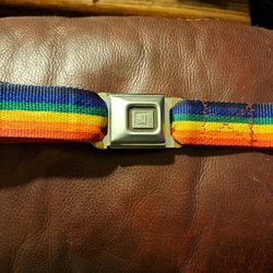 Rainbow Seatbelt Belt