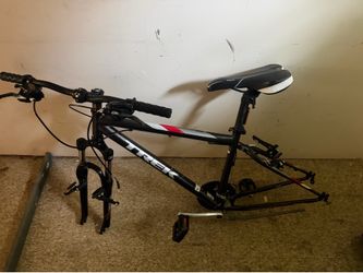 Trek Bike frame with wheels