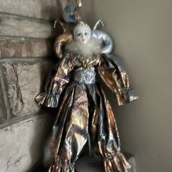 Vintage Jester Doll