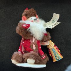 Annalee Boscov 8” Alex The Russian Christmas Bear W/Ornament