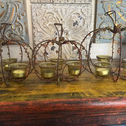 3 Piece Set Pumpkin Decor