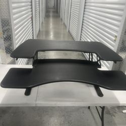 VARIDESK Pro Plus 49900 36 inch Adjustable Standing Desk - Black. some cosmetic blemishes. These blemishes are in the form of scratches and scuff mark