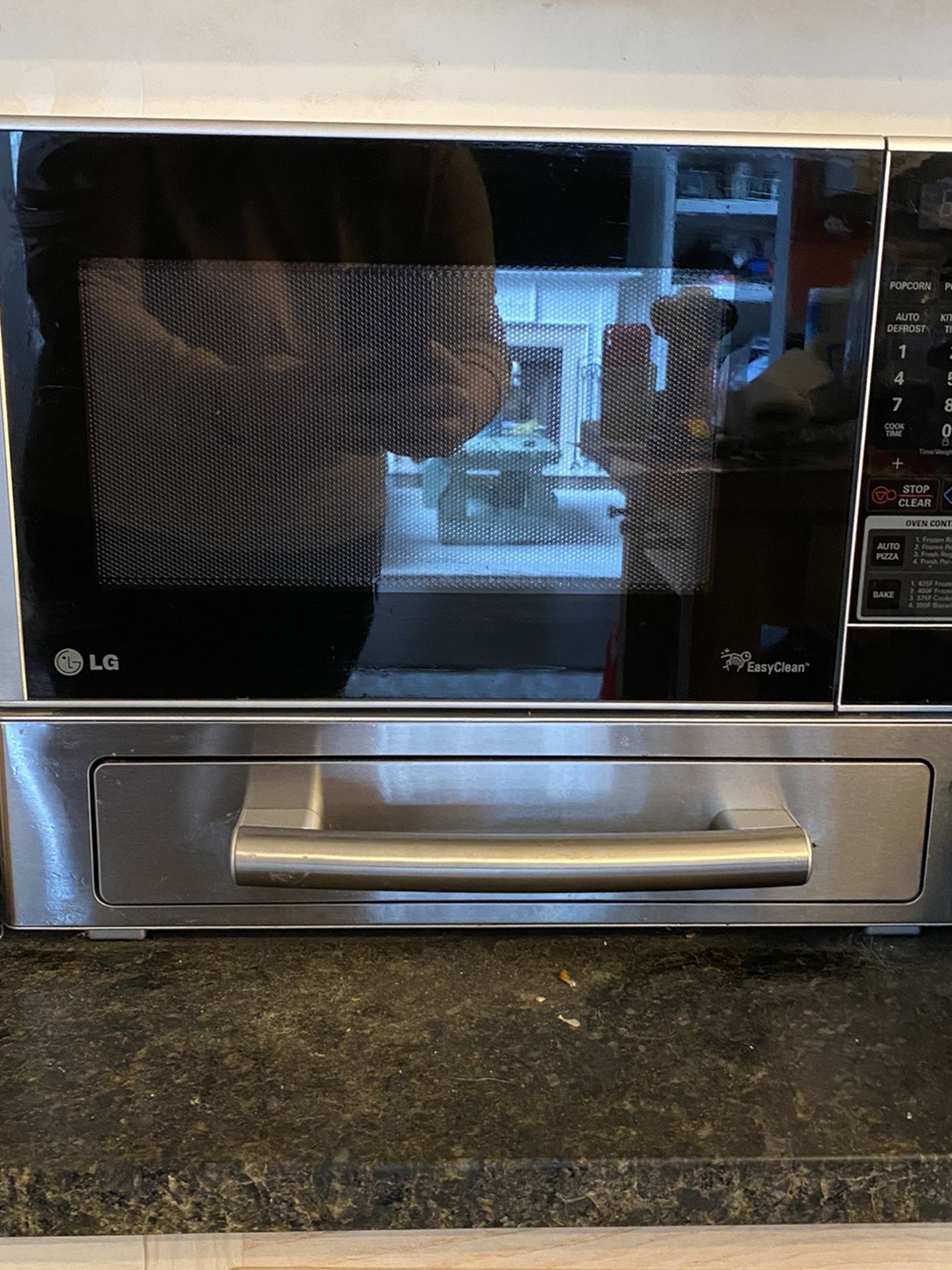 LG 1.1 Cu Ft Countertop Microwave & Baking Oven