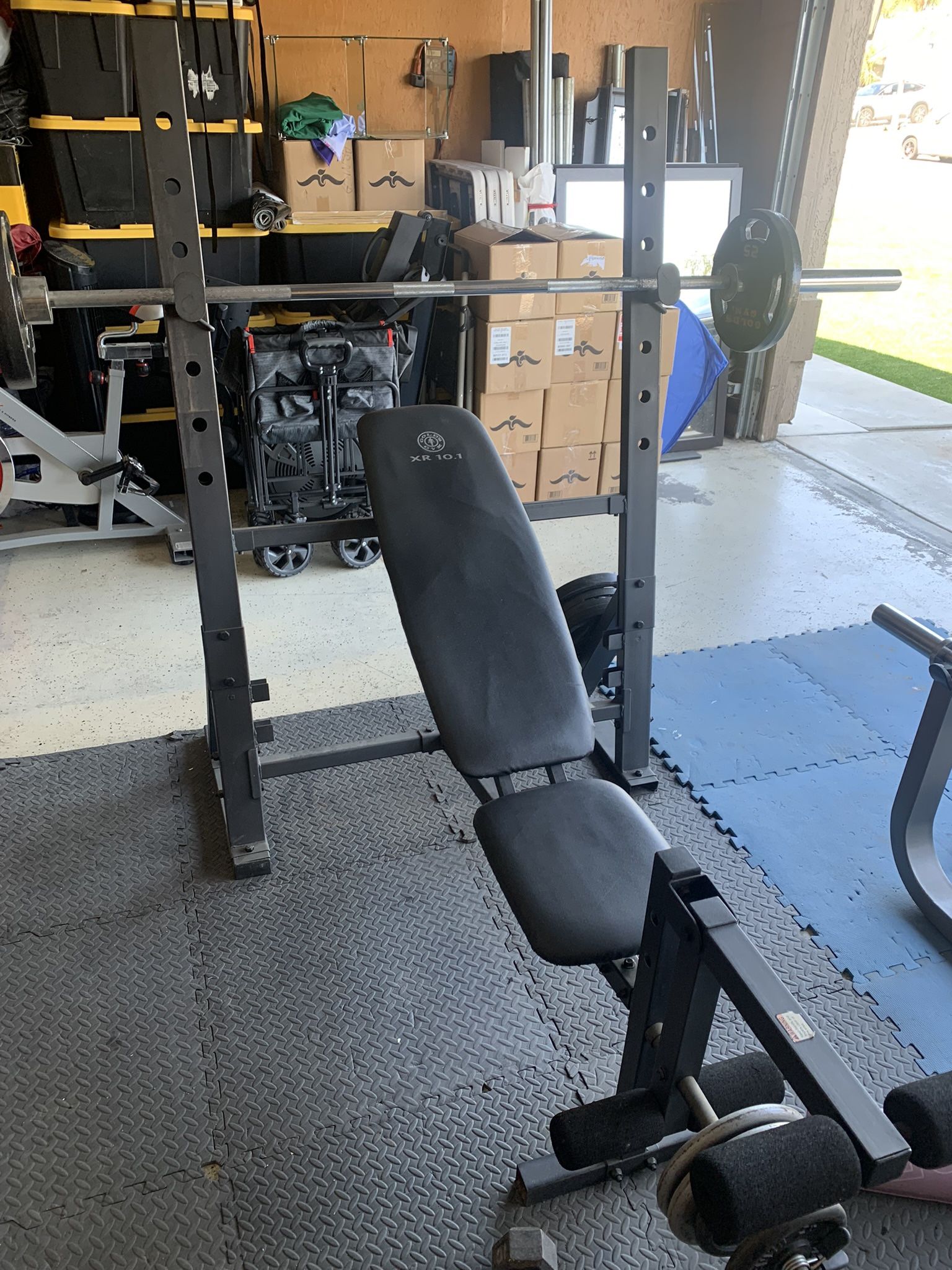 Bench Press And Squat Set