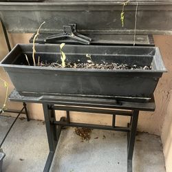 Planting Pots And Table