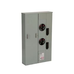Eaton two socket (2) meter 400 amp main electrical panel