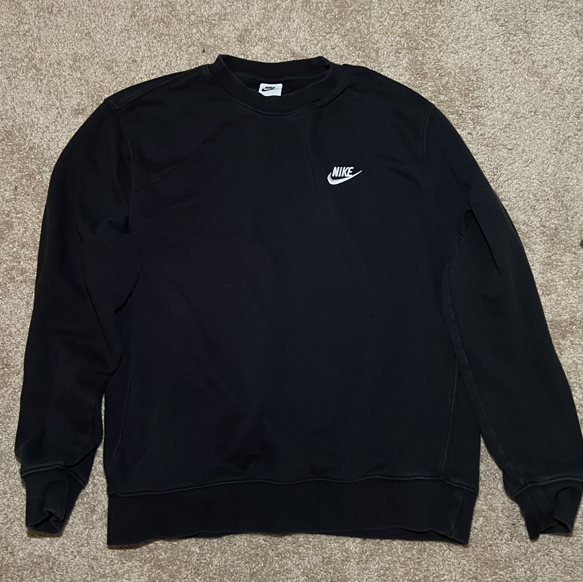 Nike Black Crewneck Sweater Size L