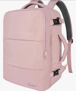 Taygeer pink travel backpack