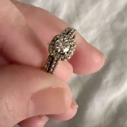 Diamond Wedding Ring And Band