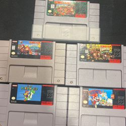 Super Nintendo Games.
