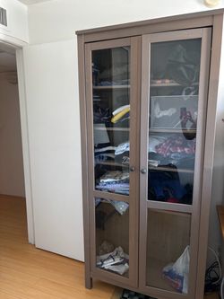 Glass doors Cabinet