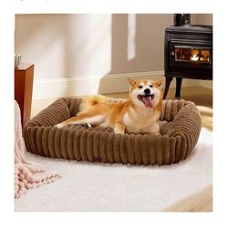 Bedsure Cute Dog Beds Large Size Up To 60lb Pet 