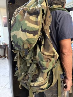 Dutch Military Surplus 60L DPM MOLLE Rucksack, Used