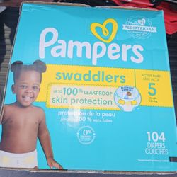 Pampers Size 5 104 Count $40